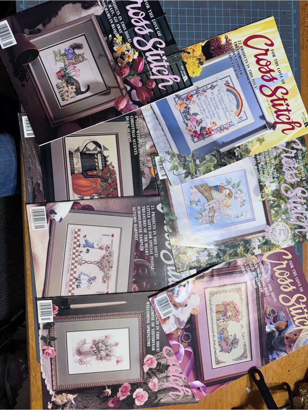 Cross Stitch Pattern Magazines - Assorted Framed Designs